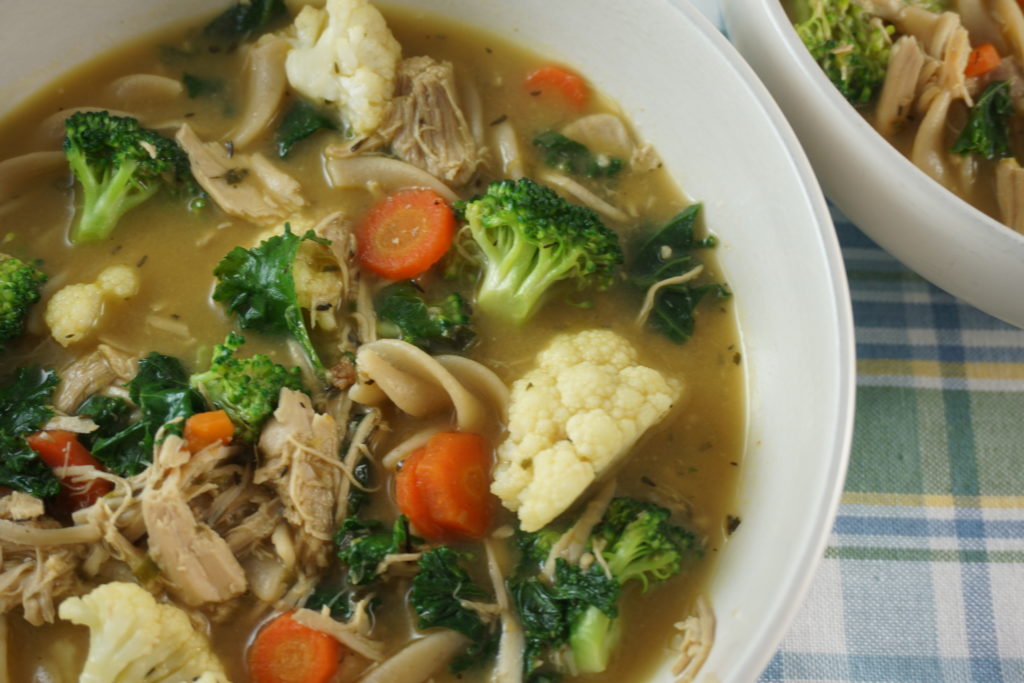 Gluten Free Chicken Vegetable Soup - Thyme and Tarragon